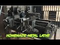 HOMEMADE METAL LATHE (feed gearbox,lead screw)