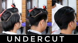 Undercut ไว้บน สไตล์หนุ่มเซอร์  โดยช่างไมโคร