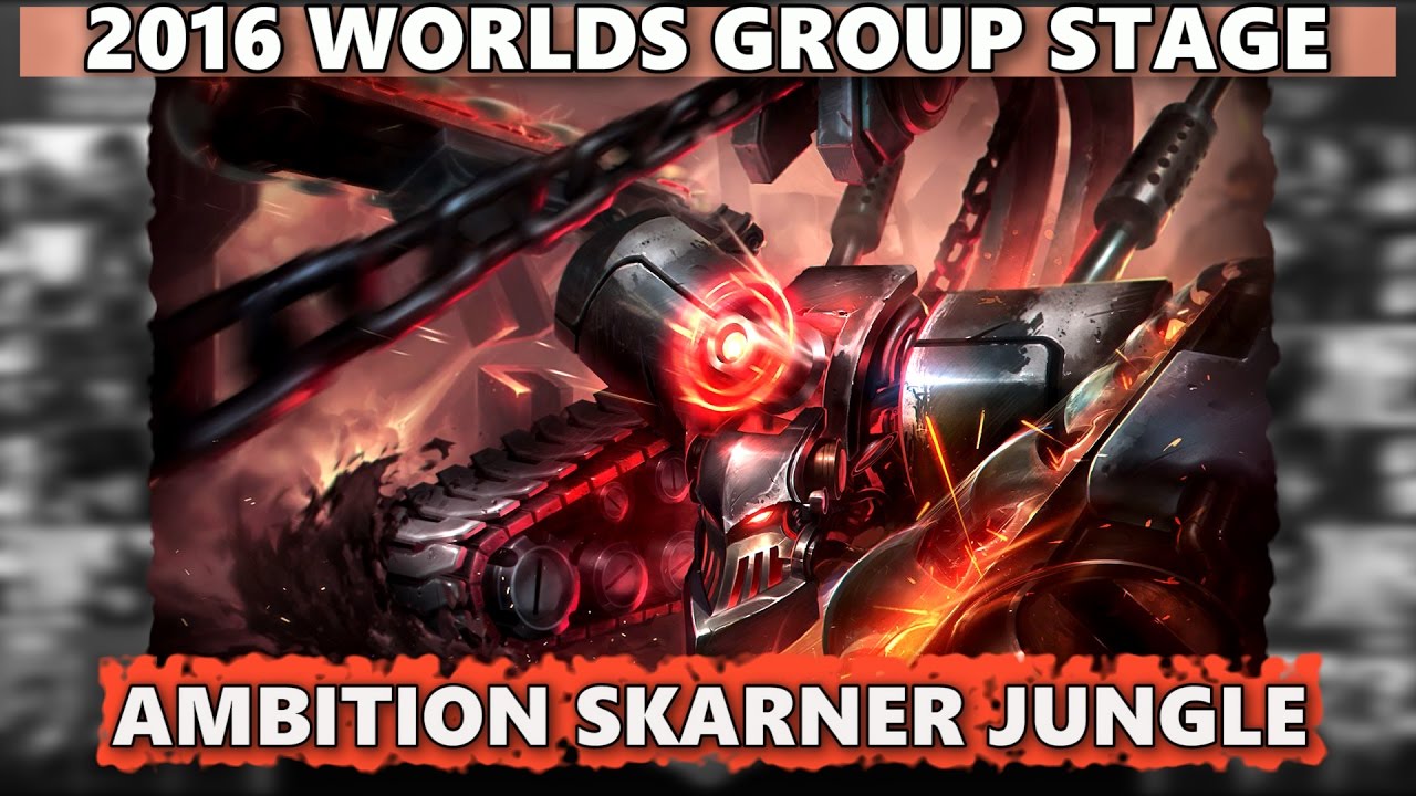 = 5.55600 kilometers Ambition's Skarner back in play | Worlds 2016 RNG vs SSG