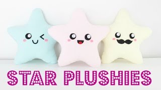 DIY Easy Kawaii Star Plush Pillows  - Easy Room Decor & Gift Idea screenshot 5