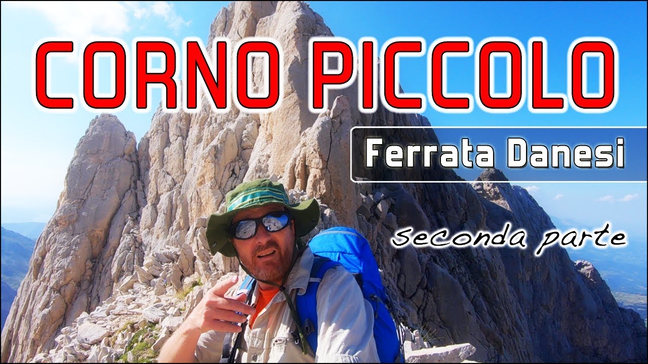 Gran Sasso: la Ferrata Danesi al Corno Piccolo - la vetta  Le vie ferrate del Corno Piccolo parte II