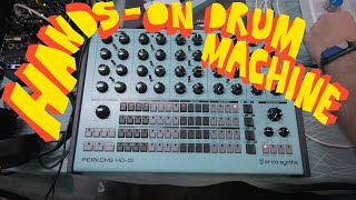 Erica Synths Perkons HD01  Hands On Drum Machine  #namm2024