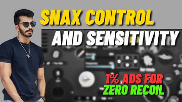 SNAX CONTROL AND SENSITIVITY || SNAX CLAW CONTROL|| SNAX SENSITIVITY || #bgmi #snaxgaming #GATIHYT