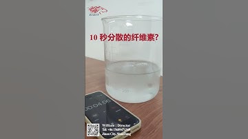 05|How to test the Dispersion Time of HPMC Hydroxypropyl Methyl Cellulose by Shandong Zhonghui