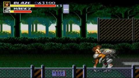 Streets of Rage 3 - Blaze - Stage 7 1/3