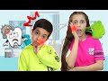 Flor de Menina vai ao Dentista | Going to the dentist song for Kids