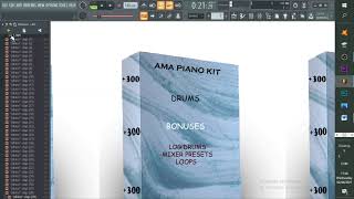 Video thumbnail of "Amapiano drum kit- Drums/loops/presets [Free download] free for profit use"