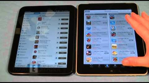 HP Touchpad vs Apple iPad - iOS and WebOS Comparison