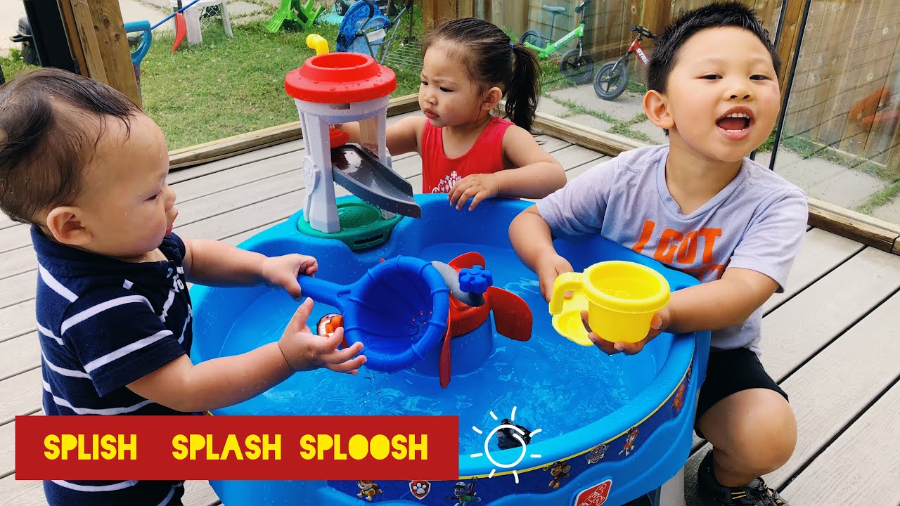 Playing and Unboxing Step 2 Paw Patrol Water Table YouTube Playing and Unboxing Step 2 Paw Patrol Water Table YouTube