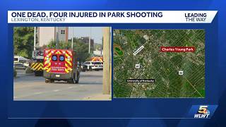 1 killed 4 injured in shooting at park in Lexington