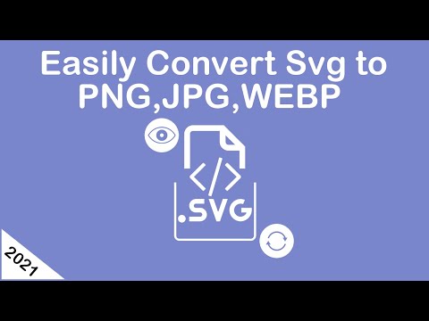 How to Convert Svg to PNG/JPG/WEBP Easily in offline mode