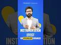 Let’s Understand Instrumentation Effect