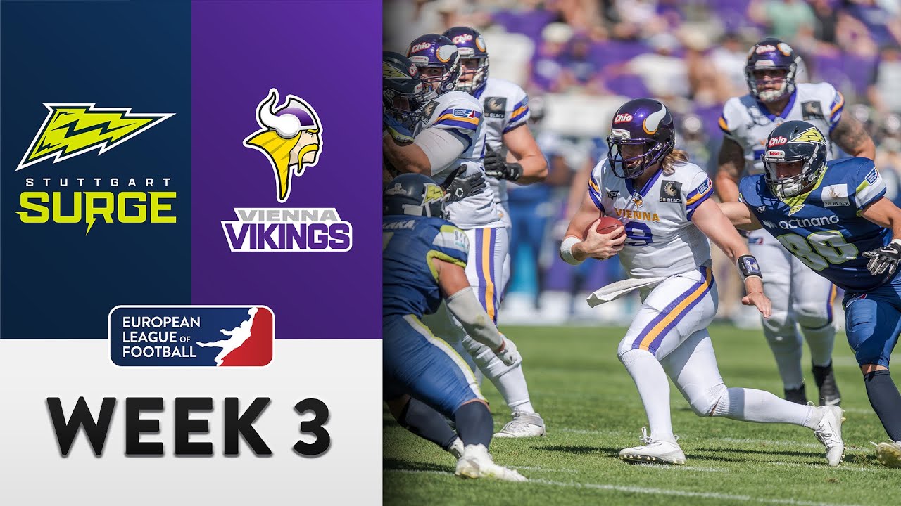 Stuttgart Surge @ Vienna Vikings Highlights | Week 3 | Season 2022
