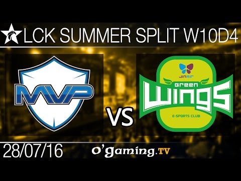 MVP vs Jin Air Green Wings - LCK Summer Split 2016 - W10D4