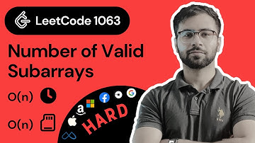 LeetCode 1063: Number of Valid Subarrays