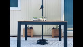 Outdoor Umbrella Table - Free Plan by Ana White