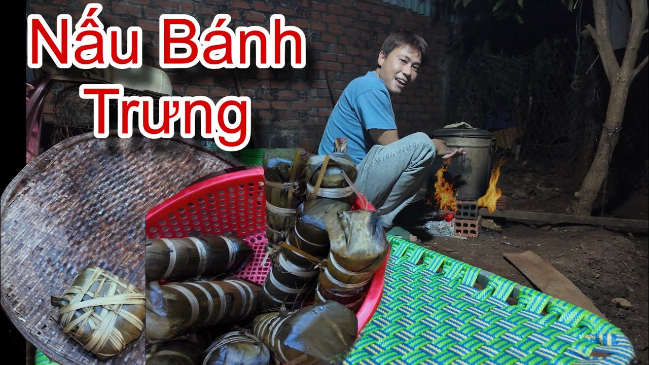 Gói Bánh Chưng và Tình Hình Tết Đêm 27 Quê Thầy Minh Tuệ