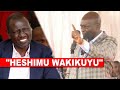 KIMEUMANA! Listen to what DP Gachagua told Ruto face to face today in Nyandarua!