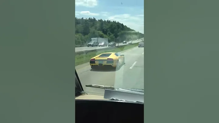 Lamborghini crashes at 120km/h