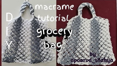 macrame grocery bag tutorial|how to make #shorts #youtubevideo #youtubeshorts #apoorva_shakya #viral