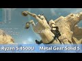 Metal Gear Solid V AMD Ryzen 5 4500U Vega 6 - Gameplay Benchmark Test (1080p)