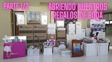 ¿Cuándo abrir los regalos de boda?