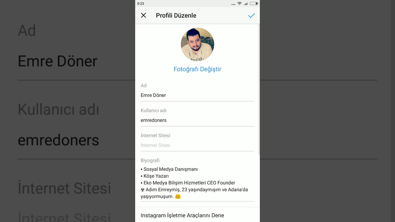 Instagram Profil Resmi Nasil Degistirilir Youtube