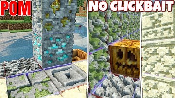 The First Real POM Texture For Minecraft PE 1.17+ (Exactly like JAVA Edition) YSSBE Ultra Shader