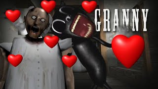 Granny FOUND Love Cartoon Cat! (Granny LOVES Cartoon Cat) screenshot 1