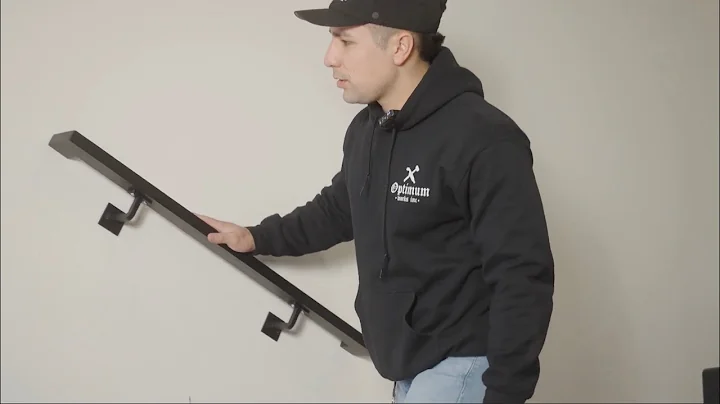 How to Install Wall Mounted Handrail on Drywall | Handrail Code Requirements | Optimumrails.com