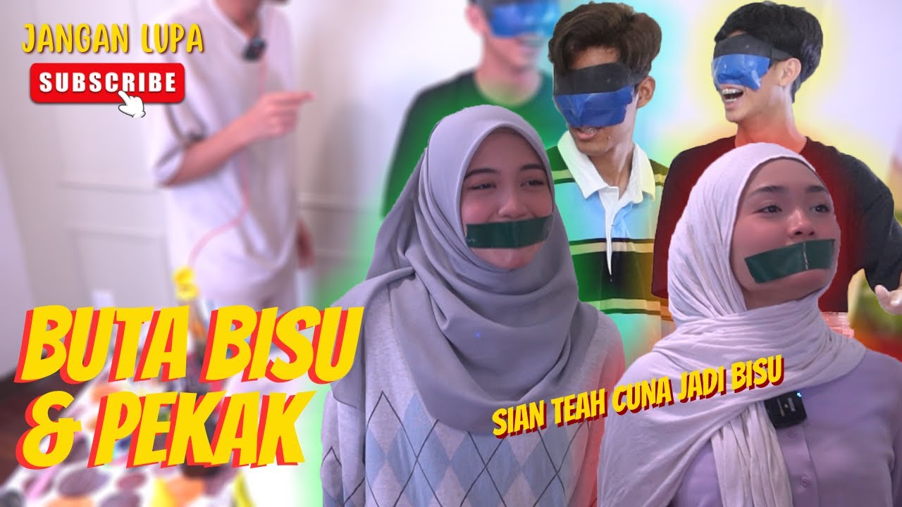BUTA BISU PEKAK CHALLENGE ! - KALAH PAKAI BAJU PELIK DI BAZAR !