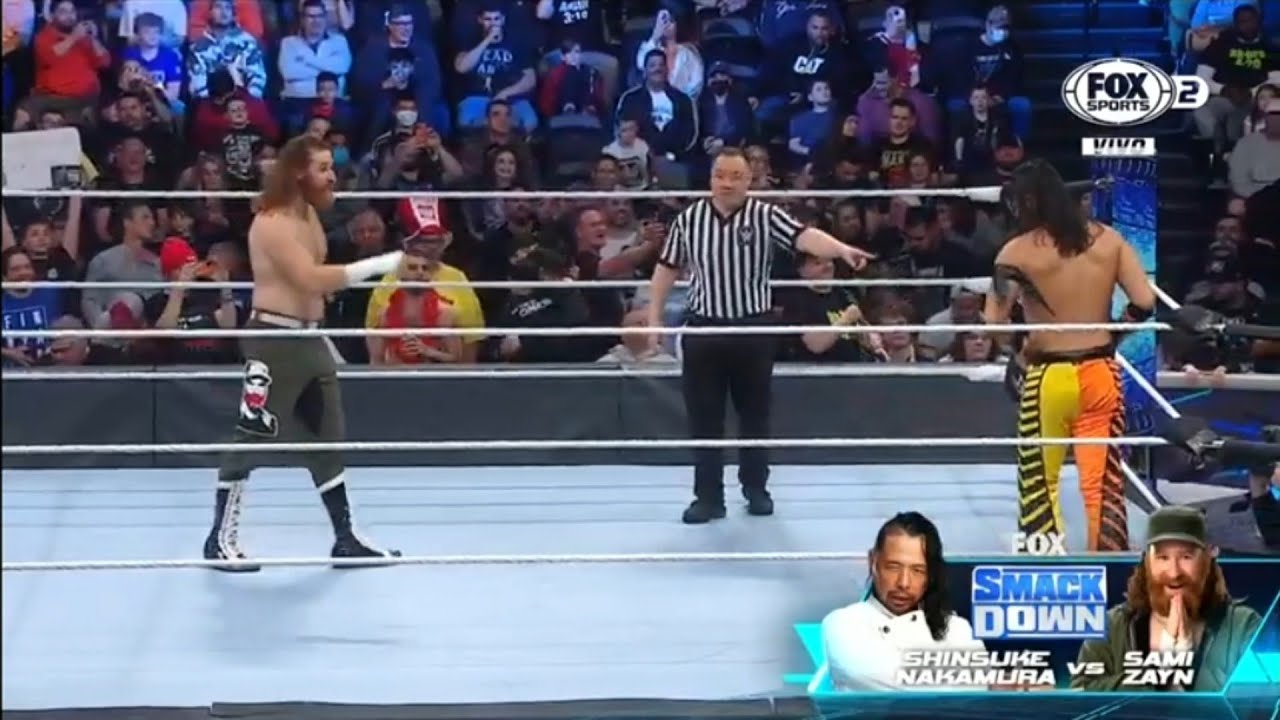 Shinsuke Nakamura Vs Sami Zayn – WWE Smackdown 06/05/2022 (En Español)