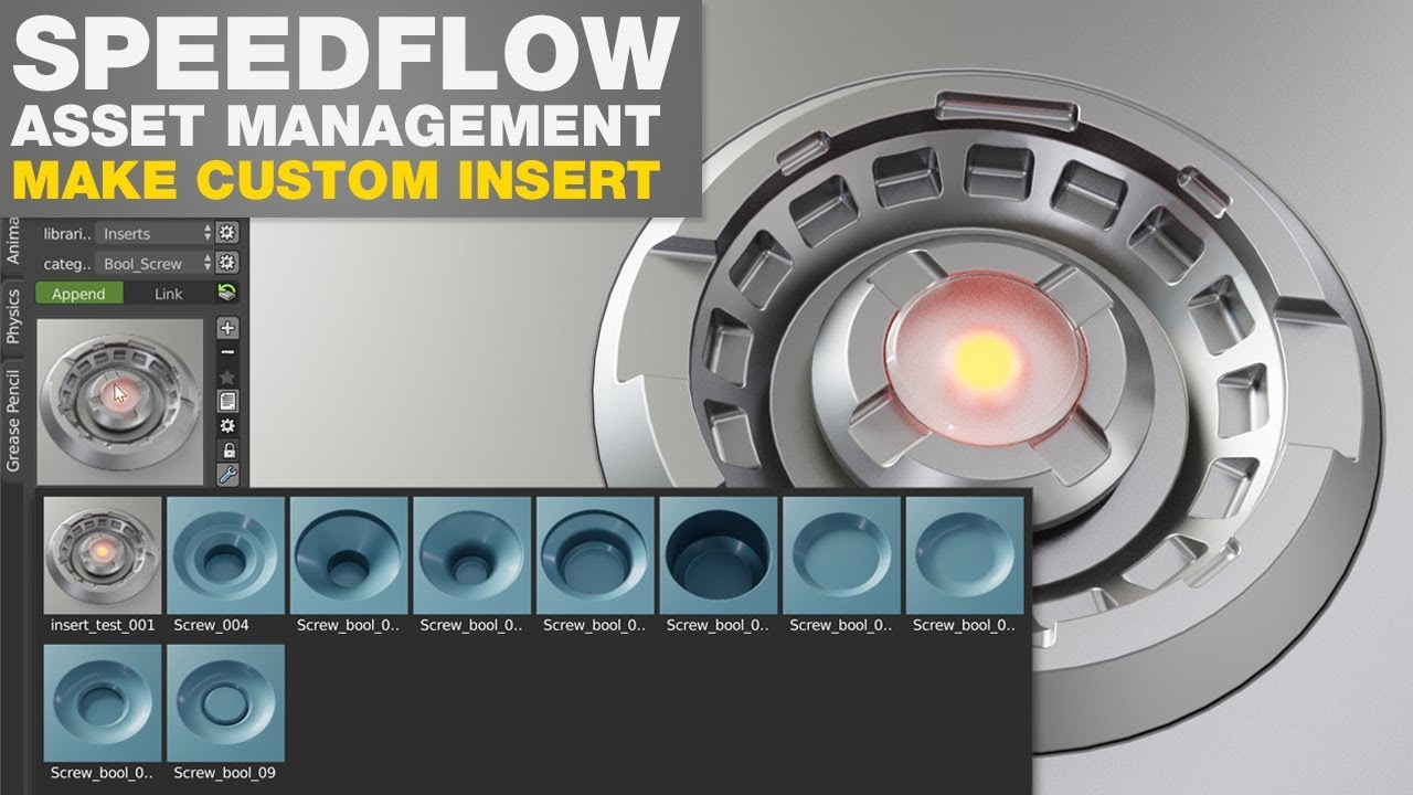 Speedflow Shortcut Speedflow - Asset Management - Create and save your inserts - YouTube