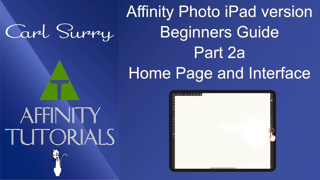 Affinity Photo - iPad Beginners Guide 02a - YouTube