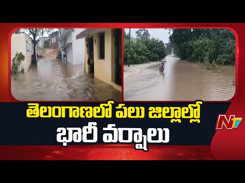 Heavy Rains in Telangana | తెలంగాణలో పలు జిల్లాల్లో భారీ వర్షాలు | Weather Update | NTV Telugu - NTVTELUGU