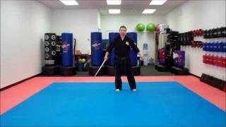 Usa Family Karate Basic Bo Form 1.Wmv