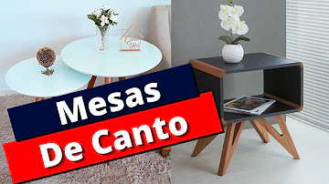 O que botar na mesinha de canto?