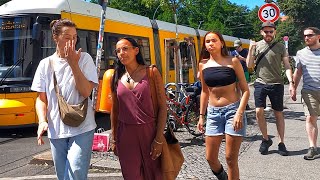 How is BERLIN TODAY? Walk in Berlin from Hackescher Markt. Walk in Berlin Oranienburger Str.