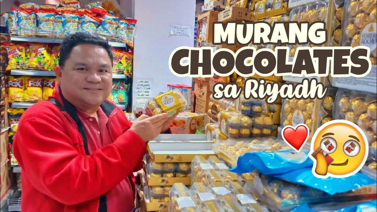 CHEAP CHOCOLATE SHOPS IN RIYADH KSA | Nhico Mhogs Vlog