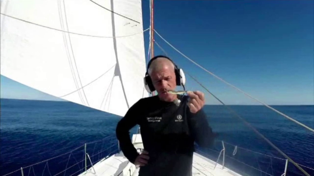 J115 : Sébastien Destremau dans des conditions idéales de pêche / Vendée Globe