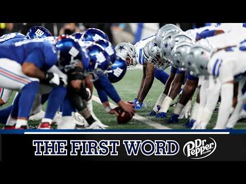 Reacting to Cowboys Giants Week 1 | Dr. Pepper First Word