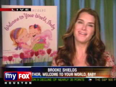 Brooke Shields promoting her first children's book...