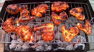 تتبيلة الدجاج المشوي على الفحم  اطيب تتبيلة للدجاج المشوي