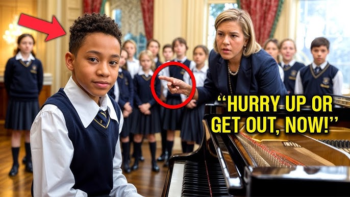 Racist Teacher Forces Black Boy to Play Piano to Mock Him, But His Talent  Leaves Her Speechless!