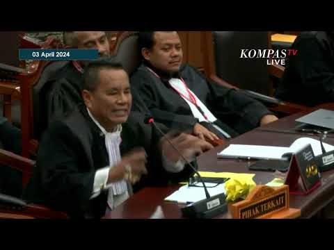 Momen Hakim Arief Hidayat Salah Fokus Sama Cincin Hotman di Sidang MK