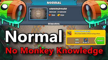 BTD6 Bloonarius Normal ||  Monkey Knowledge + No Hero || Voice-Commentary
