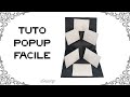 Tuto POPUP facile  #scrapbooking #popupcardtutorial