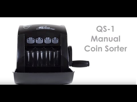 Royal Sovereign Manual Hand Crank One-Row Coin Sorter (QS-1)