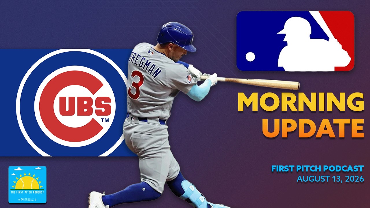 Alex Bregman Goes Yard 3x I Daily MLB News and Notes I First Pitch Podcast 8/13/26