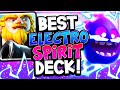 TOP 100 LADDER with the NEW ELECTRO SPIRIT CARD! - CLASH ROYALE